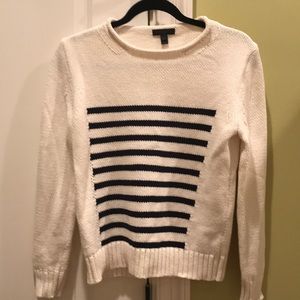 J Crew cotton rollneck throw back sweater
